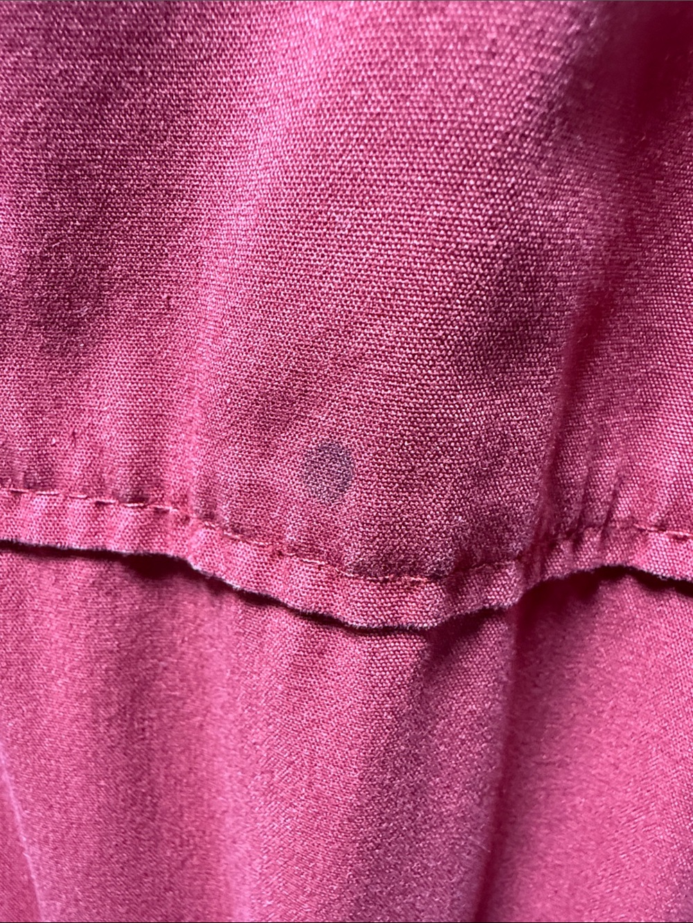 Vintage Pink Button-Front Utility Jumpsuit - Picture 5 of 5